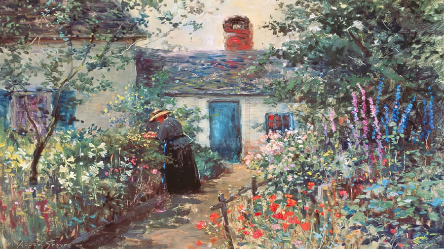 Abbott Fuller Graves, The Flower Garden
