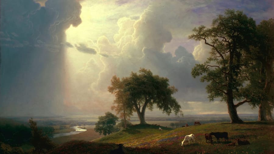 Albert Bierstadt, California Spring