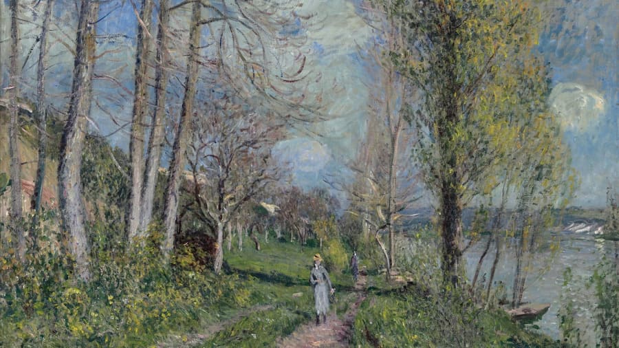 Alfred Sisley, Banks of the Seine at By