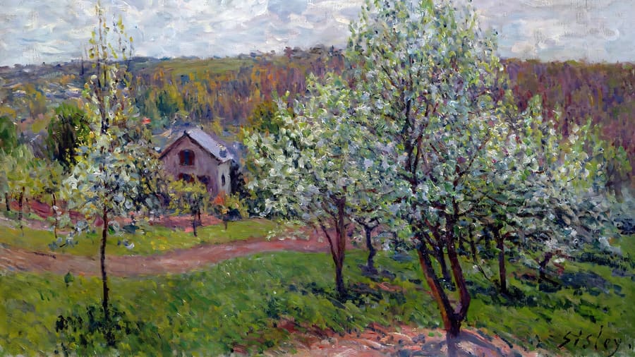 Alfred Sisley, Spring in the Environs of Paris
