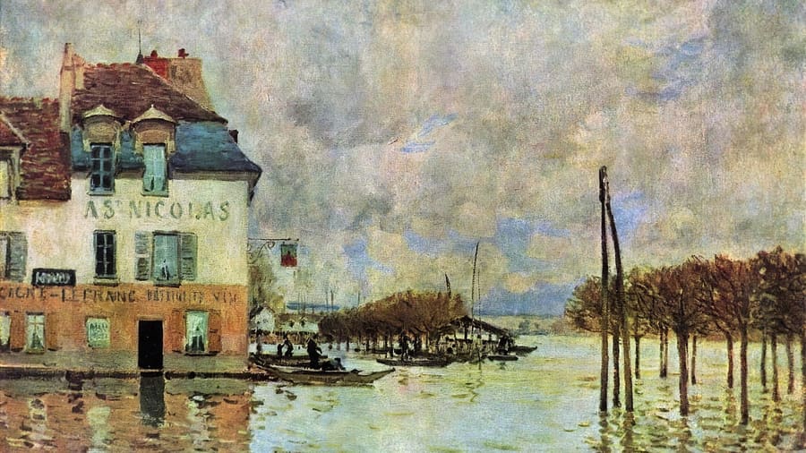 Alfred Sisley, The Flood at Port Marly