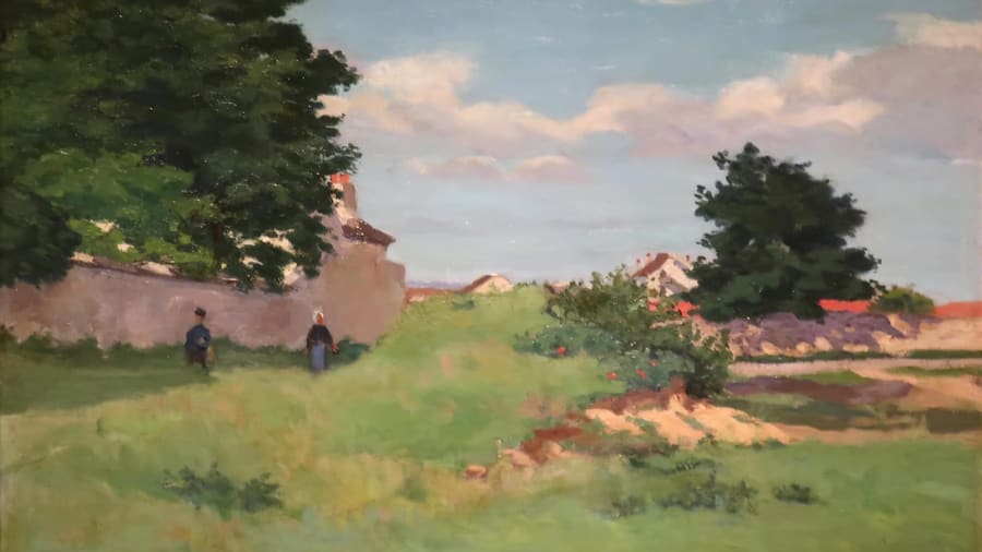 Armand Guillaumin, Landscape with Figures