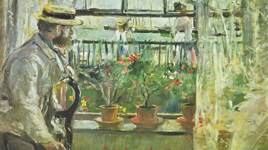 Berthe Morisot, Eugene Manet on the Isle of Wight