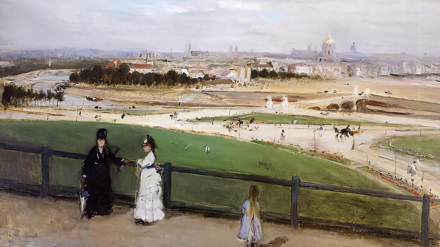Berthe Morisot, View of Paris from the Trocadero