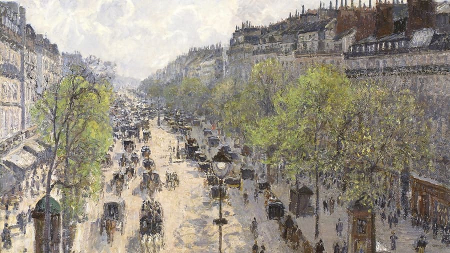 Camille Pissarro, Boulevard Montmartre Spring