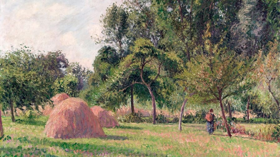 Camille Pissarro, Haystacks Morning Éragny