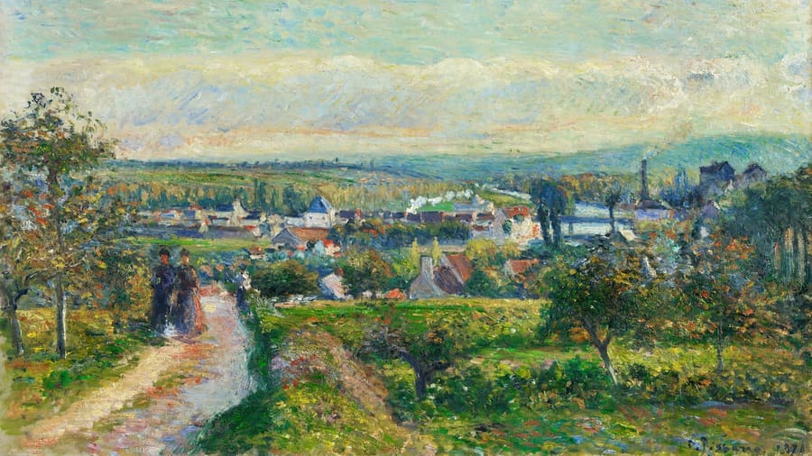 Camille Pissarro, View of Saint Ouen l Aumone