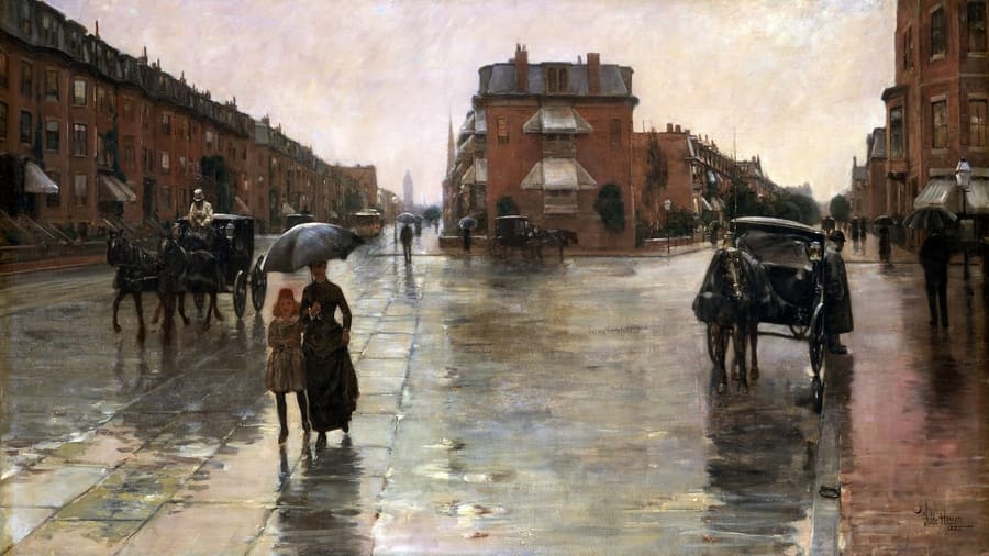 Childe Hassam, Rainy Day Boston