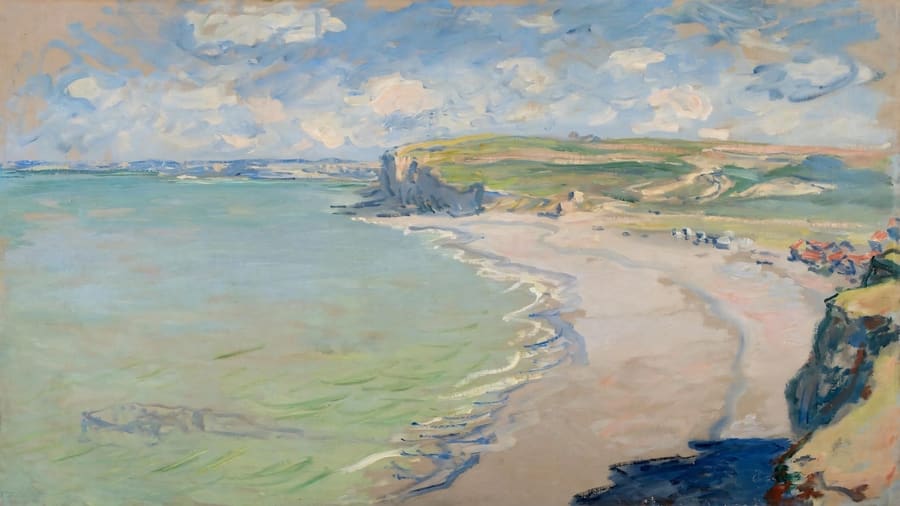 Claude Monet, Beach in Pourville