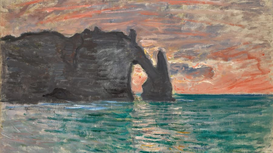 Claude Monet, Etretat Sunset