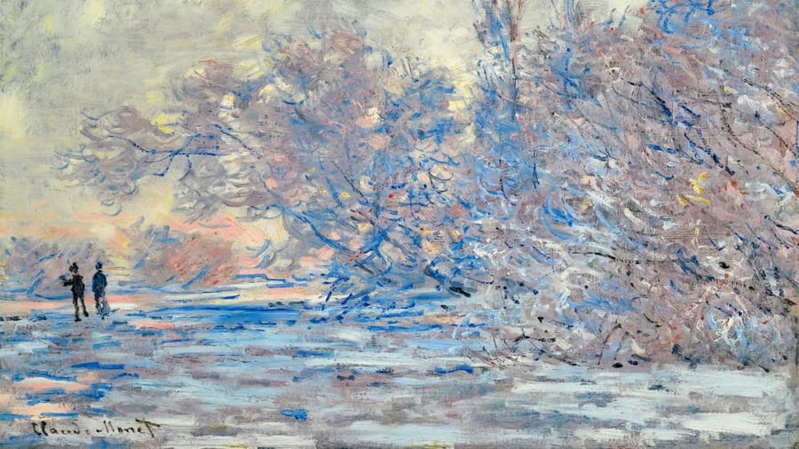 Claude Monet, Frost at Giverny