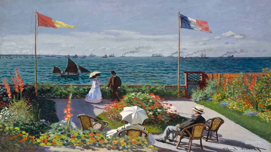 Claude Monet, Garden at Sainte