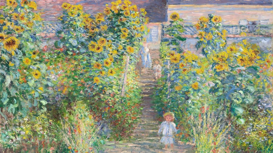 Claude Monet, Garden at Vetheuil