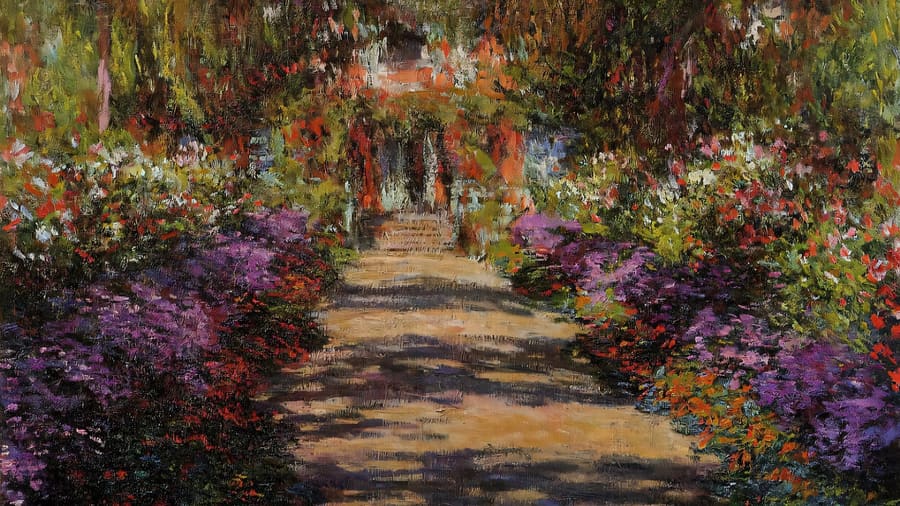 Claude Monet, Pathway in Monet s Garden at Giverny