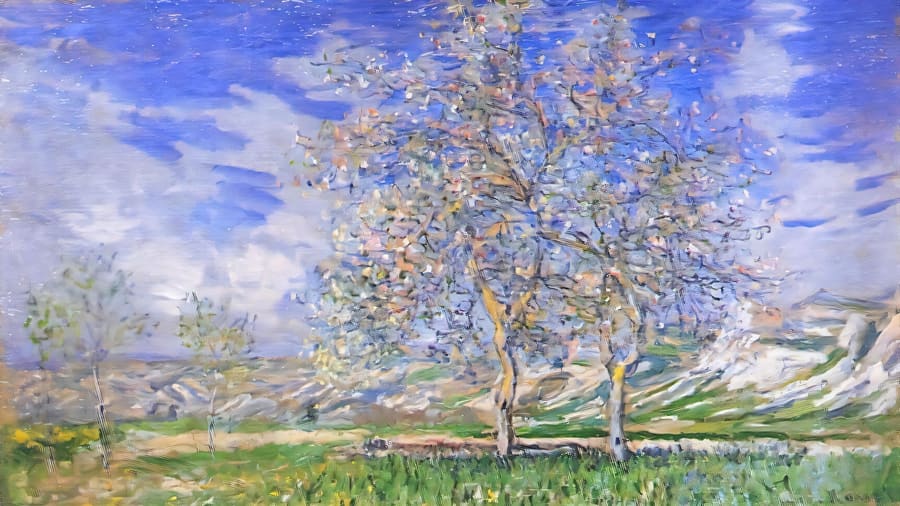 Claude Monet, Pear Trees in Blossom