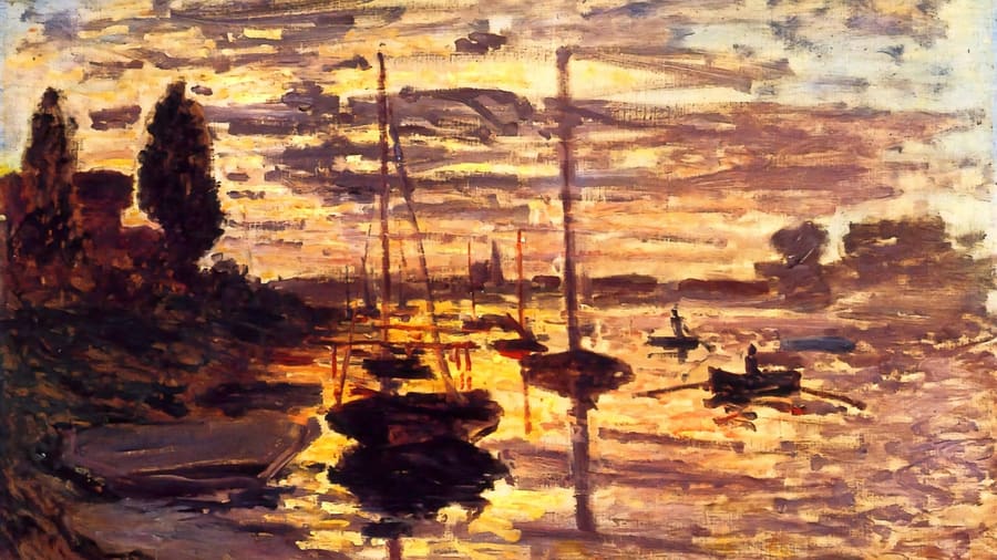Claude Monet, Petit Gennevilliers Sunset