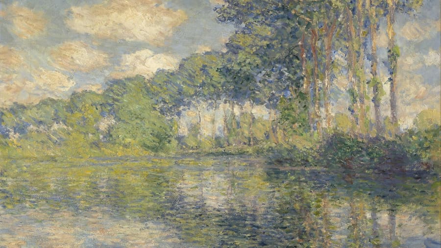 Claude Monet, Poplars on the Epte