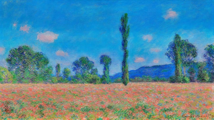 Claude Monet, Poppy Field Giverny Monet