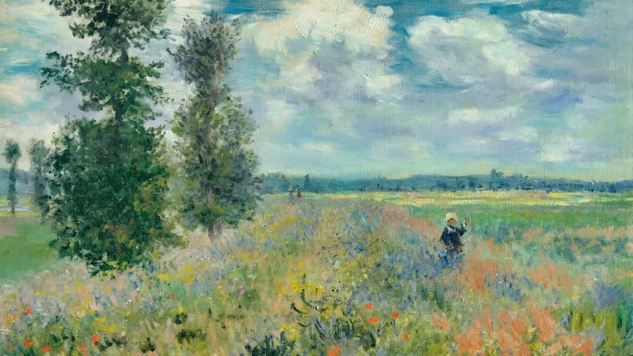 Claude Monet, Poppy Fields near Argenteuil