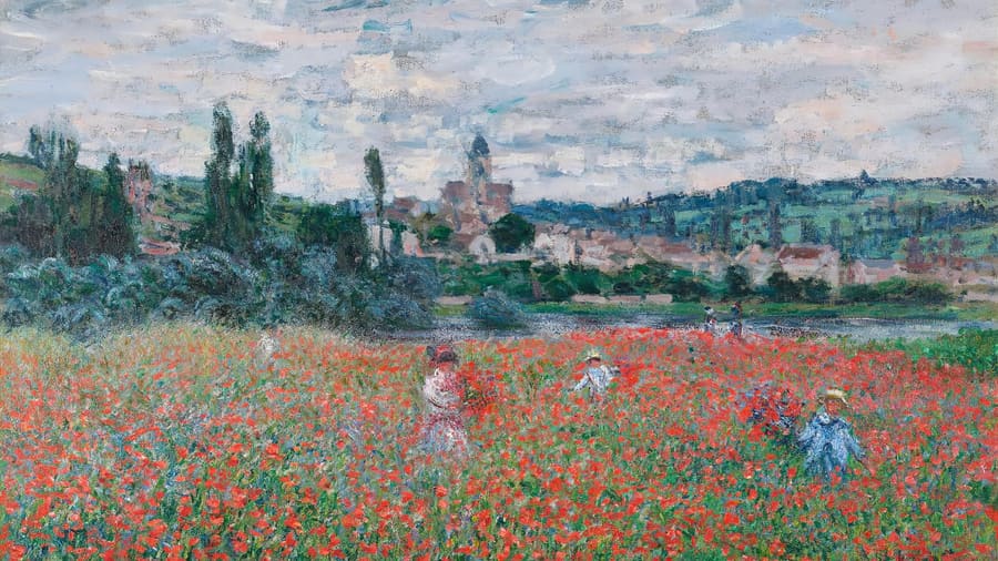 Claude Monet, Poppy field near Vétheuil