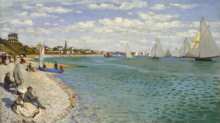 Claude Monet, Regatta at Sainte Adresse