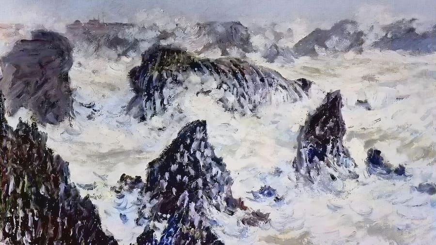 Claude Monet, Storm off the Coast of Belle Ile