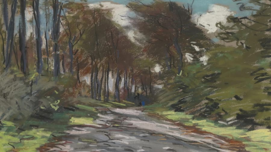 Claude Monet, Sunken Path Effect of Light