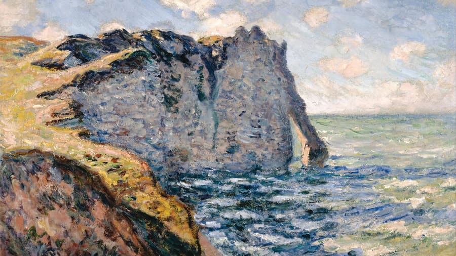 Claude Monet, The Cliff of Aval Etretat