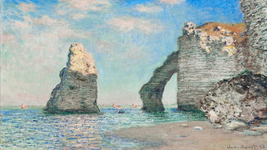 Claude Monet, The Cliffs at Etretat