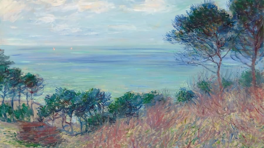 Claude Monet, The Coast of Varengeville