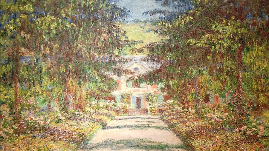Claude Monet, The Great Alley in Giverny