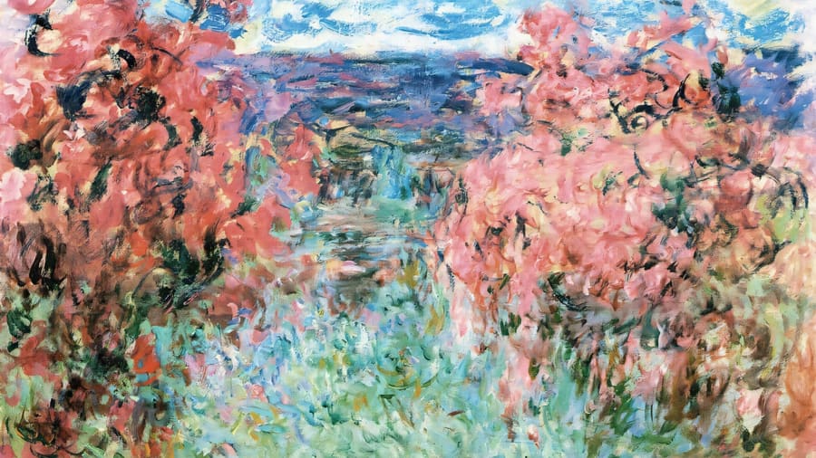 Claude Monet, The House among the Roses
