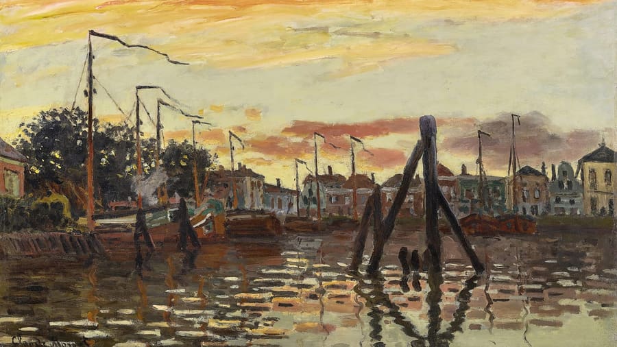 Claude Monet, The Port of Zaandam