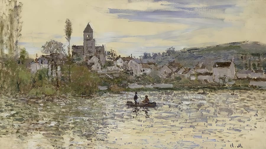 Claude Monet, The Seine at Vetheuil