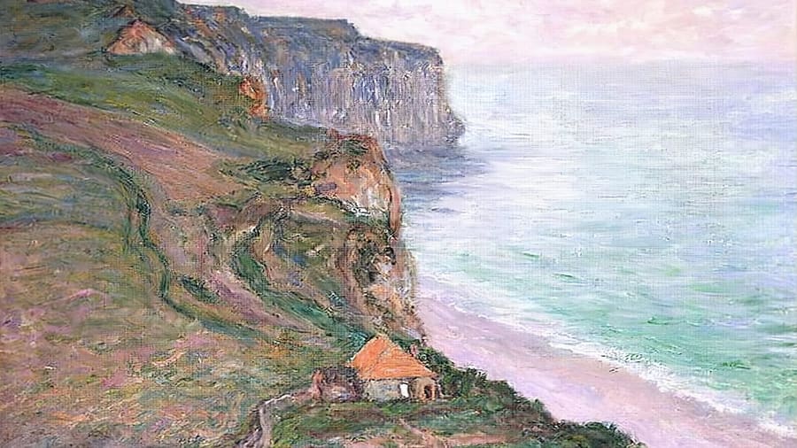 Claude Monet, The Valley of Antifer