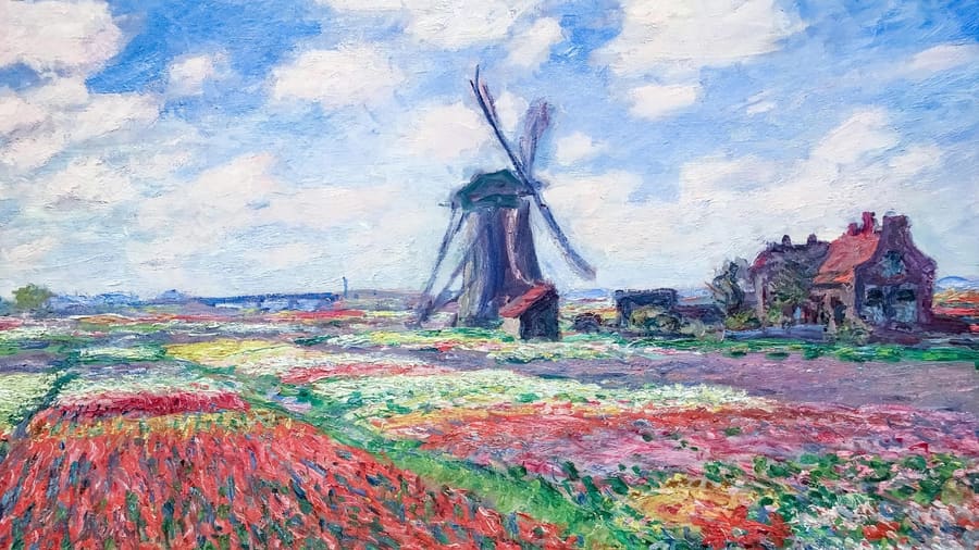 Claude Monet, Tulip fields in Holland