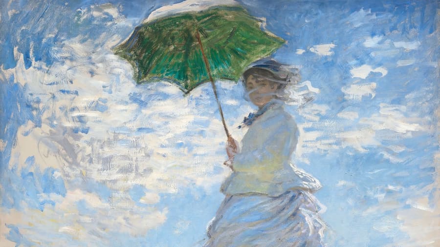 Claude Monet, Woman with a Parasol