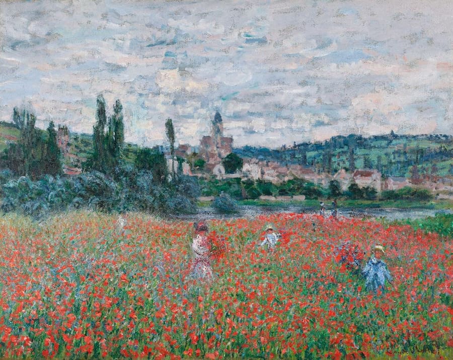 Claude Monet, Champ de coquelicots près de Vétheuil