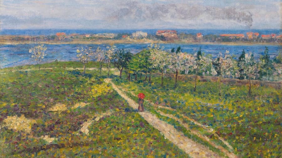Dario De Regoyos, Almond Trees In Bloom