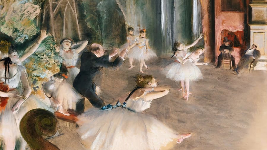 Edgar Degas, Rehearsal Onstage