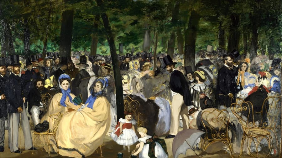 Edouard Manet, Music In The Tuileries Gardens