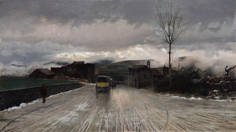 Giuseppe De Nittis, Crossing the Apennines