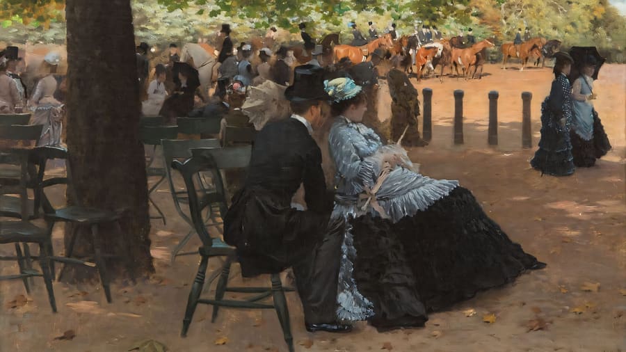 Giuseppe De Nittis, Flirt Hyde Park Next to the track