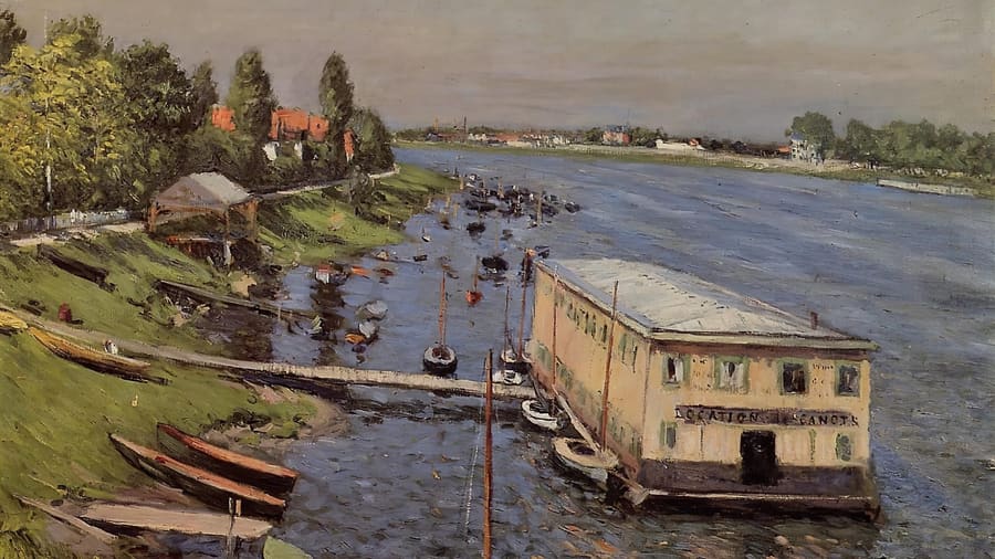 Gustave Caillebotte, Boathouse in Argenteuil