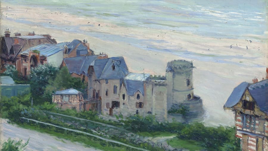 Gustave Caillebotte, Trouville the Beach and the Villas