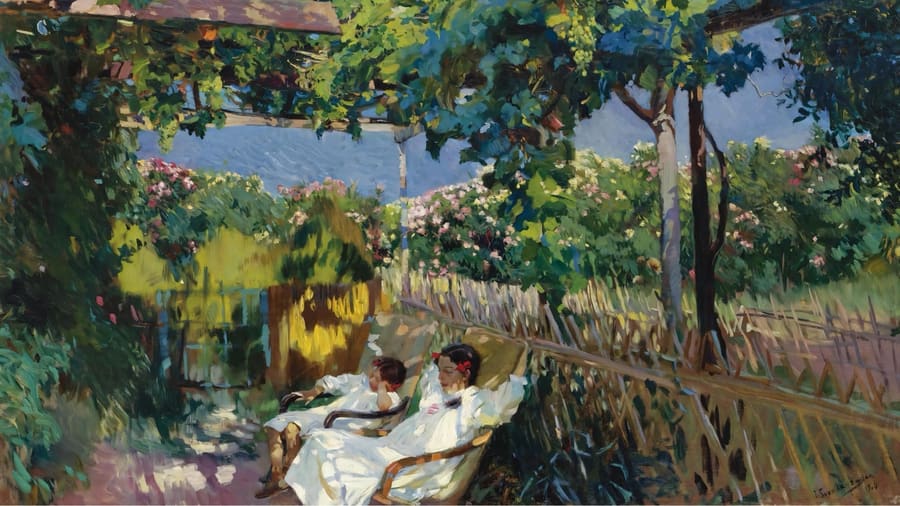 Joaquin Sorolla Y Bastida, The Siesta In The Garden