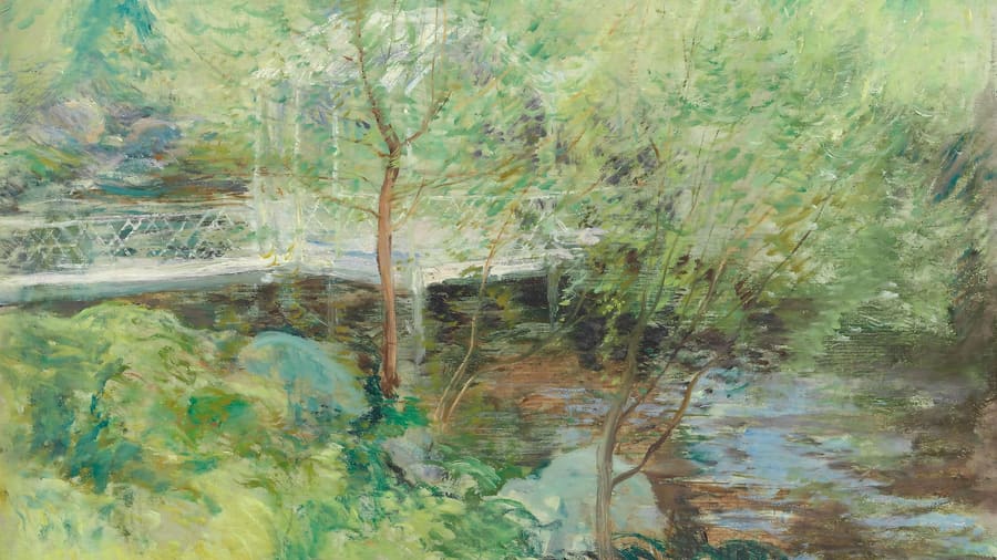 John Henry Twachtman, The White Bridge