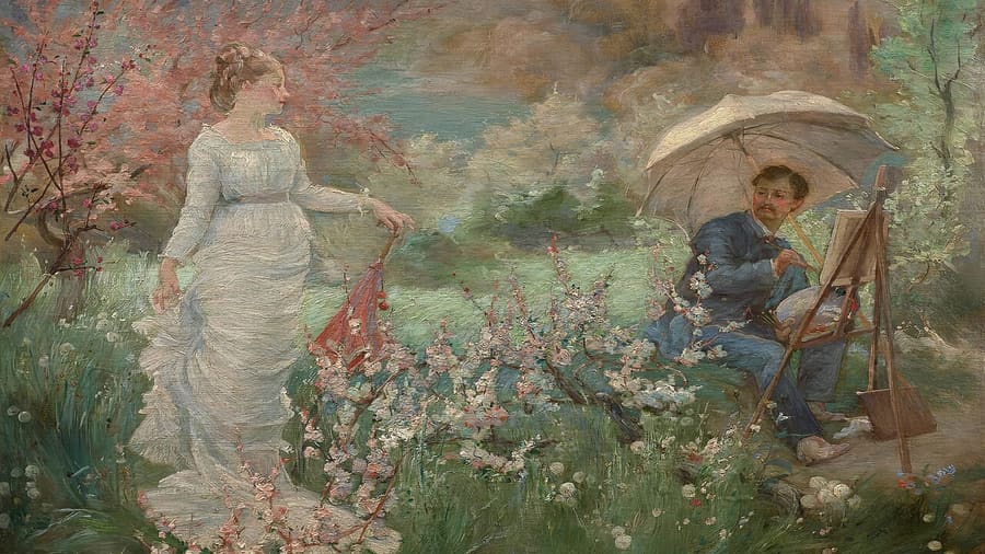 Marie Bracquemond, The Painter and His Model
