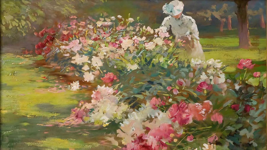 Matilda Browne, Peonies