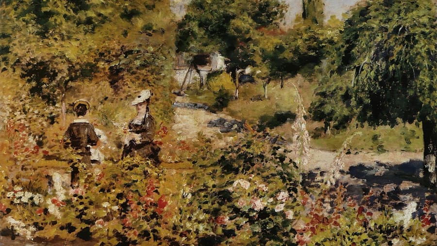 Pierre-Auguste Renoir, Garden At Fontenay